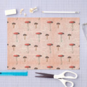 Krantenpapier en champignons tissuepapier (Craft)