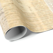 Krantenpapier, gerijpt krantenpapier cadeaupapier (Rol Hoek)