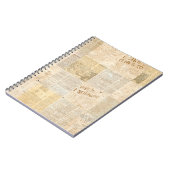 Krantenpapier, gerijpt krantenpapier notitieboek (Linkerzijde)