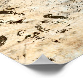 Krantenpapier, gerijpt krantenpapier poster (Hoek)