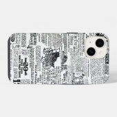 Krantenpapier iPhone Hoesje (Achterkant horizontaal)