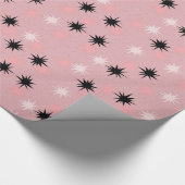 Krantenpapier voor atomaire-roze Starbursts Cadeaupapier (Hoek)