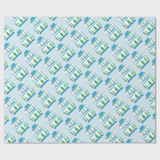 Krantenpapier voor kerstkeukens cadeaupapier (Vlak)