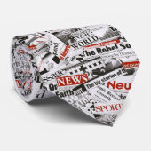 Krantenpatroon Stropdas (Opgerold)