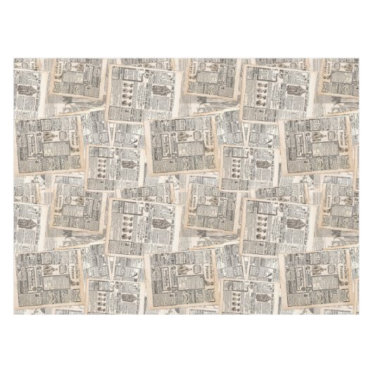  krantensamenstelling tafelkleed (Voorkant (Horizontaal))