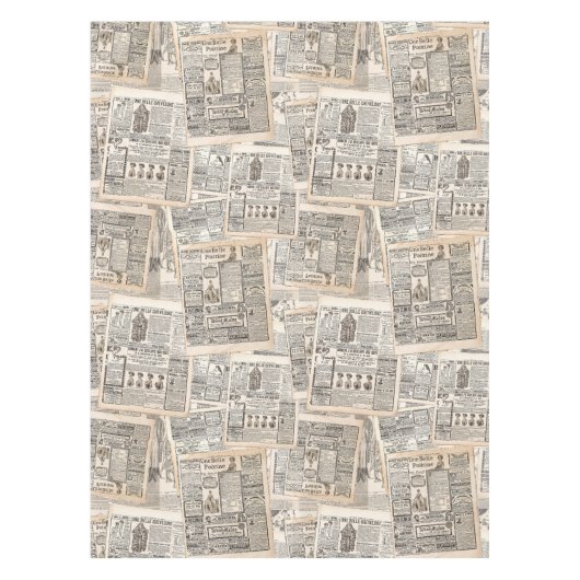  krantensamenstelling tafelkleed (Voorkant)