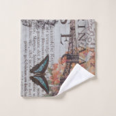  krantenscripts Parijs eiffeltoren Bad Handdoek