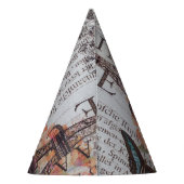  krantenscripts Parijs eiffeltoren Feesthoedjes (Achterkant)