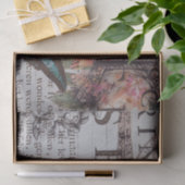  krantenscripts Parijs eiffeltoren Tissuepapier (Geschenk)