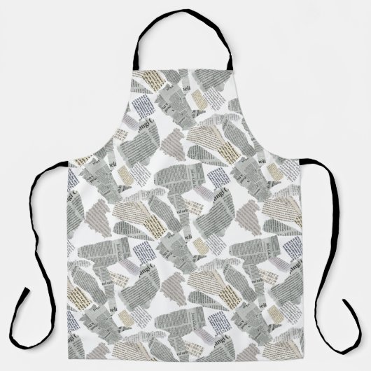 Krantensnijpatroon 01x4.b schort (Voorkant)