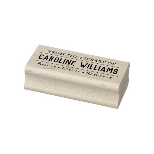  krantenstijl uit de boekenbibliotheek rubberstempel (Stempel)