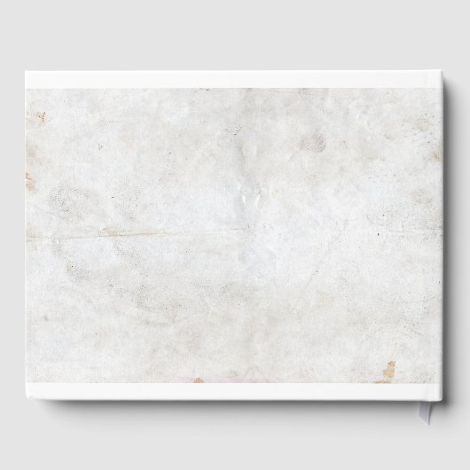 Krantenthema bruiloft gastenboek (Achterkant)