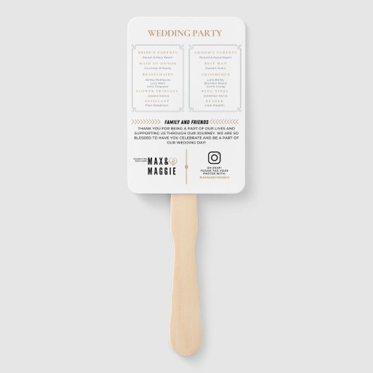 Krantentrouwprogramma, infografisch programma handwaaier (Achterkant)