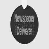 Krantenuitgever Ornament (voorkant)