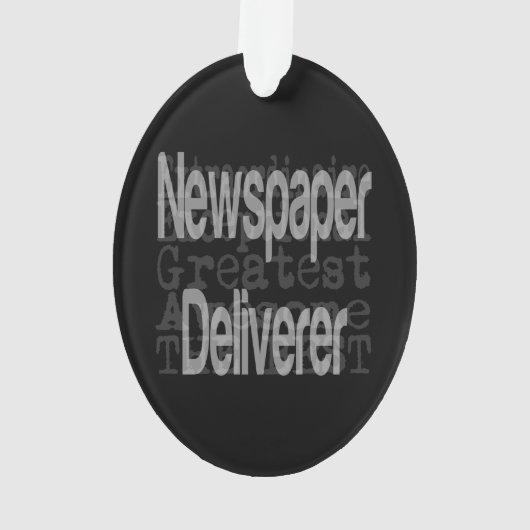 Krantenuitgever Ornament (achterkant)