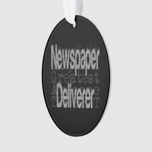 Krantenuitgever Ornament (voorkant)