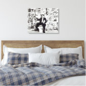 Krantenverkoper, c.1960 canvas afdruk (Insitu (Slaapkamer))