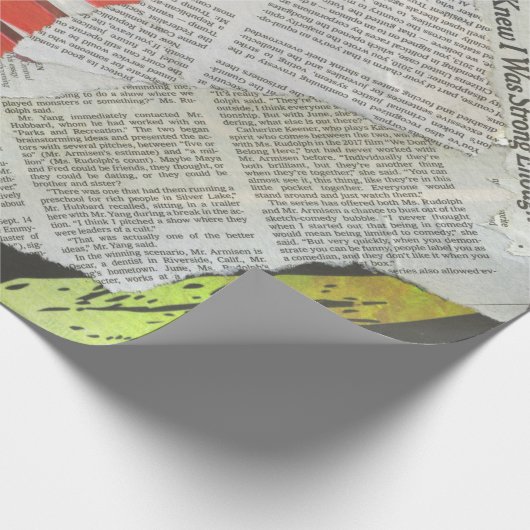 Krantenverzamelpapier Cadeaupapier (Hoek)