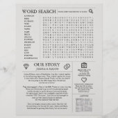 Krantenweddenschappen — Unieke programma's Flyer (Achterkant)