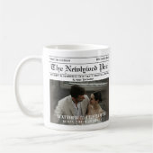 Krantfoto Merry and Married Koffiemok (Links)
