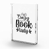 Krantige Dame Leest Kunstboek Fotoblokken (Rechts)