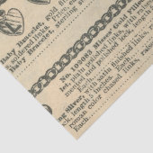 Krantontwerp uit het verleden tissuepapier (Detail)