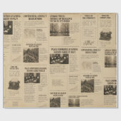 Krantpapier als Inpakpapier Vintage (Vlak)