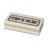 Krantthema 'Verhaal van de Dag' met een gedistinge Rubberstempel (Stempel)