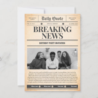 Krantuitnodigingen voorpagina nieuws kaart