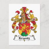Krantz Family Crest Briefkaart