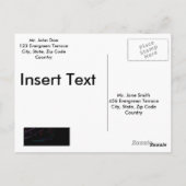 Krap dat telt! Steun voor de ziekte van Hirschspru Briefkaart (Achterkant)