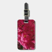 Krape Myrtle Boom Magenta Bloem Bagagelabel (Voorkant verticaal)