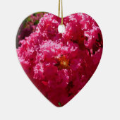 Krapeelboom Magenta Bloemen Keramisch Ornament (Rechts)