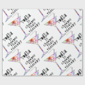 KRAPPORTEUR, VODKA IS KAPER DAN THERAPIE CADEAUPAPIER (Vlak)