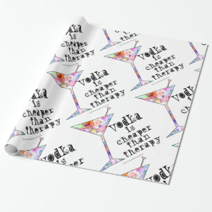 KRAPPORTEUR, VODKA IS KAPER DAN THERAPIE CADEAUPAPIER