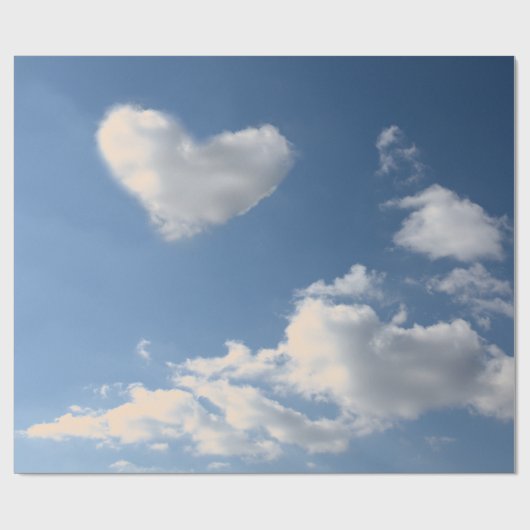 KRAPPORTPAPIERWARMTEKLEUK IN BLAUWE SKY CADEAUPAPIER (Vlak)