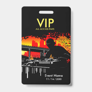 Kras Hits VIP Alle Toegang Badge