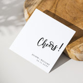 Kras script Bruiloftstoost Servet