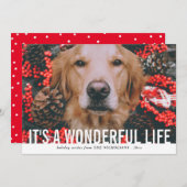 Kras script Het is een wonderbaarlijk leven | Vaka Feestdagenkaart (Voorkant / Achterkant)