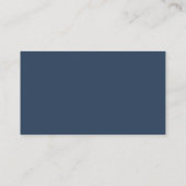 Kras script Navy baby shower verlanglijst Informatiekaartje (Achterkant)