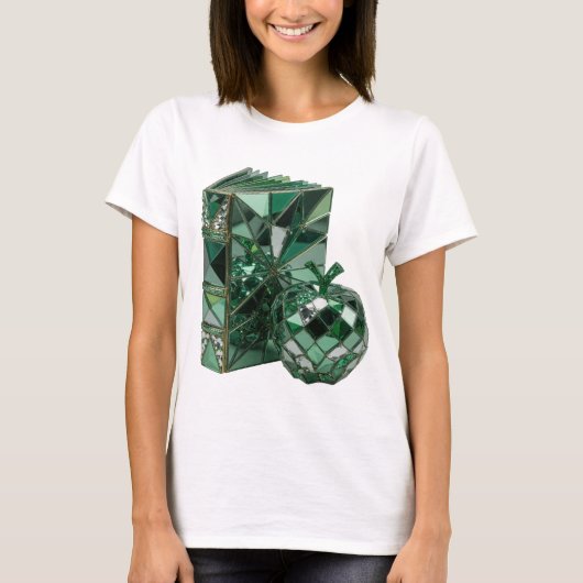 Kras Zilver ABSTRACTE KUNST Ontwerp v3 T-shirt (Voorkant)