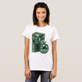 Kras Zilver ABSTRACTE KUNST Ontwerp v3 T-shirt (Voorkant volledig)