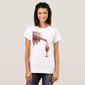 Kras Zilver ABSTRACTE KUNST Statement Design T-shirt (Voorkant volledig)