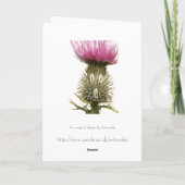 Krasgeluiden Mon! Wenskaart Kaart (Achterkant)