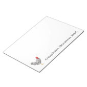 krasnotitiestootkussen voor kip notitieblok (Schuin)