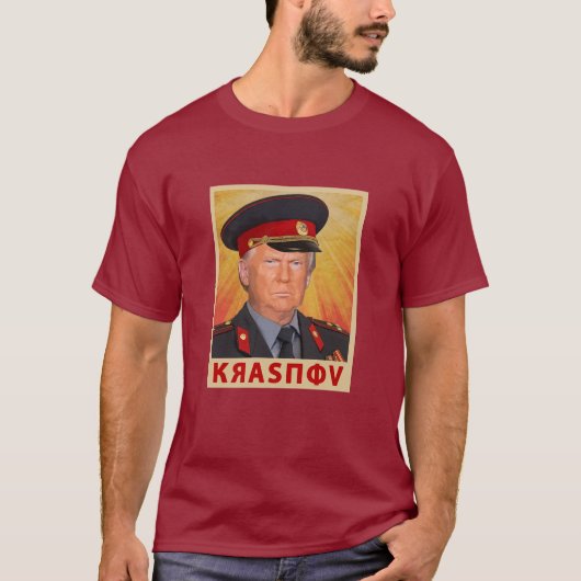 Krasnov Trump Mannen T-shirt (Voorkant)