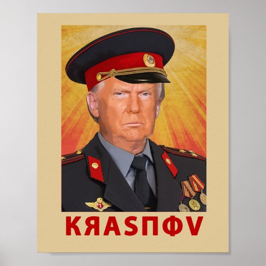 Krasnov Trump Poster (Voorkant)