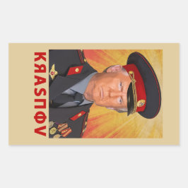 Krasnov Trump Rechthoekige Sticker
