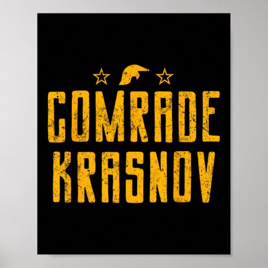 Krasnov USSR Agent 1987 Poster (Voorkant)