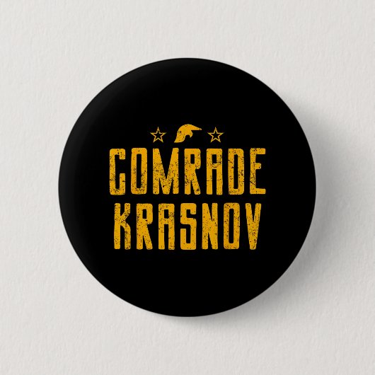 Krasnov USSR Agent 1987 Ronde Button 5,7 Cm (Voorkant)